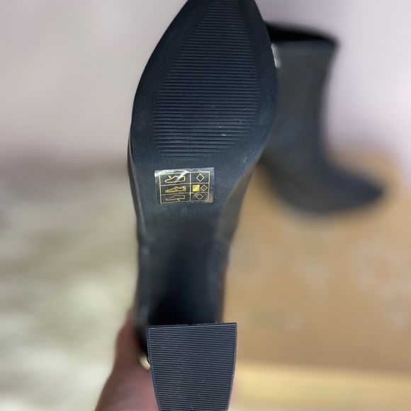 Rare FP✌🏽FREE PEOPLE | Flared Block Heel Black Platform Boots BNIB!! - Picture 6 of 9